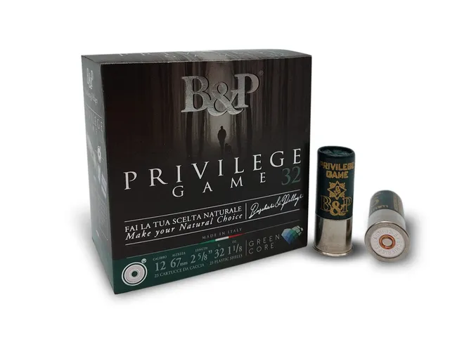 Baschieri & Pellagri Privilege Game 32 cartucce caccia 32 g