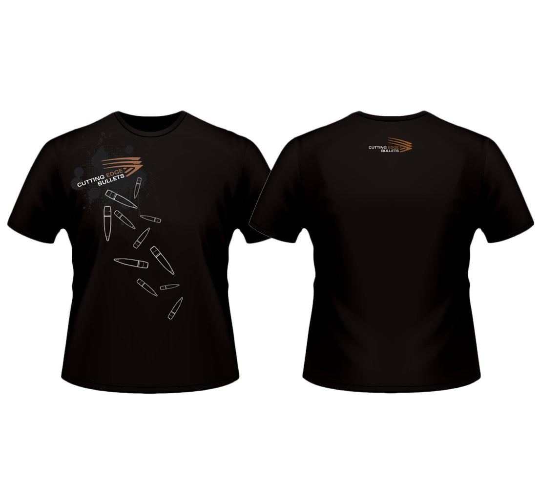 Cutting Edge Bullet Dump T Maglietta Nera Taglia M Cotone