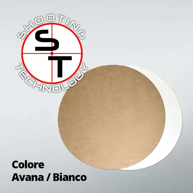 Shooting Technology Bersaglio Rotondo Cardboard Plate cartone 50 pezzi