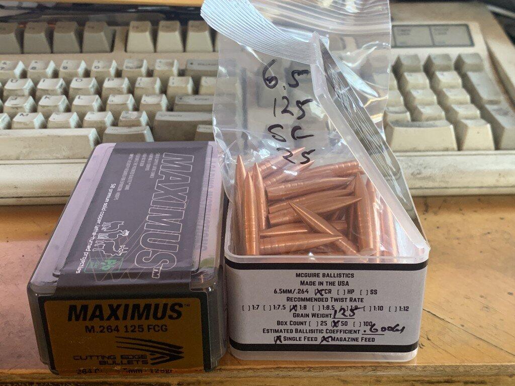 Cutting Edge Maximus 6.5mm 125gr palle rame 50 pezzi FCG