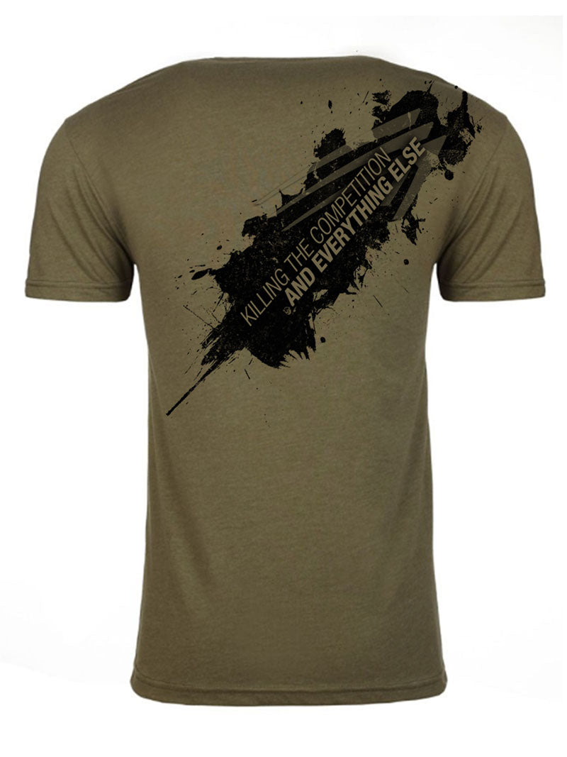 Cutting Edge CEB Tee verde militare maglietta S