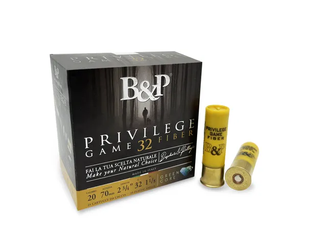 Privilege Game 32 Fiber calibro 20 cartucce caccia 32g