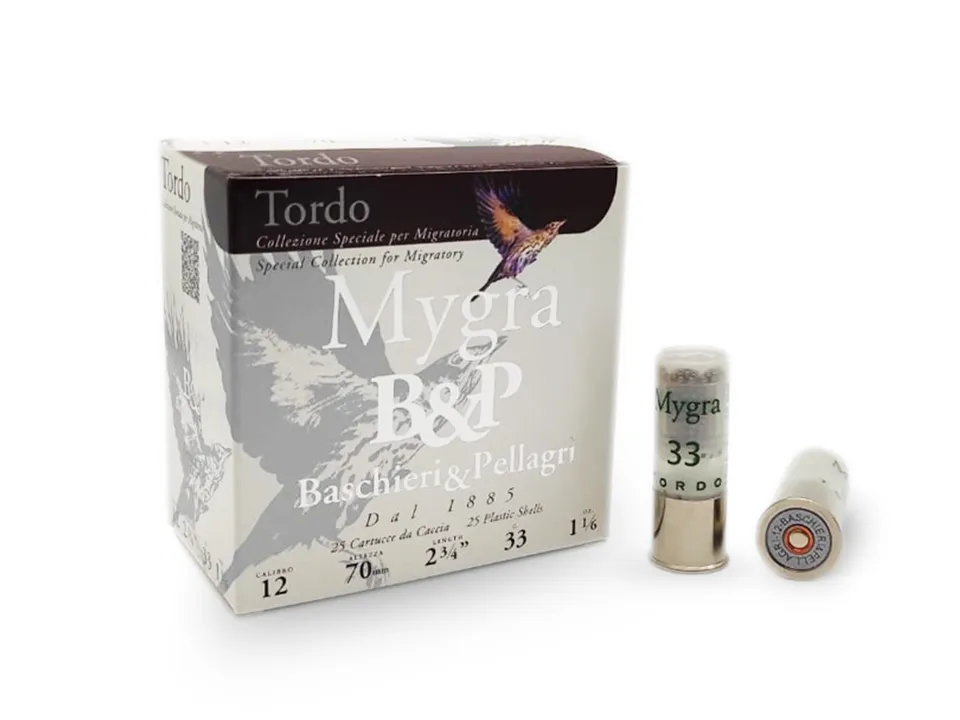 Baschieri & Pellagri Mygra Tordo cartucce piombo 9.5