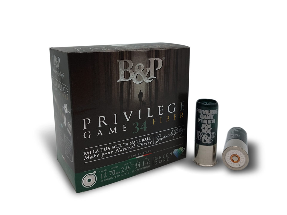 Baschieri & Pellagri Privilege Game 34 Fiber cartucce feltro 34g