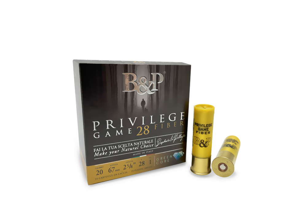 Baschieri & Pellagri Privilege Game 28 Fiber cartucce calibro 20