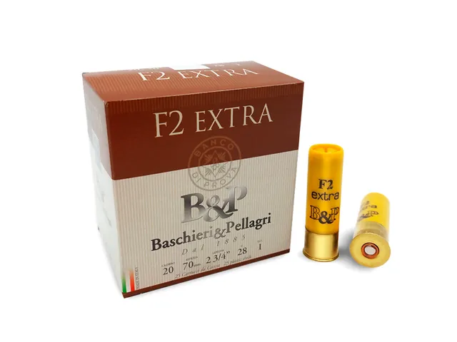 Baschieri & Pellagri F2 Extra 20 cartucce carica pesante selvaggina