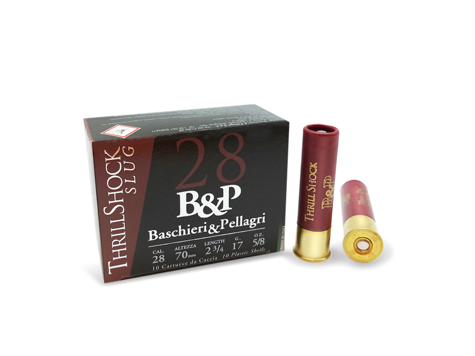 Baschieri & Pellagri Big Game Palla Thrill Shock cartucce calibro 28