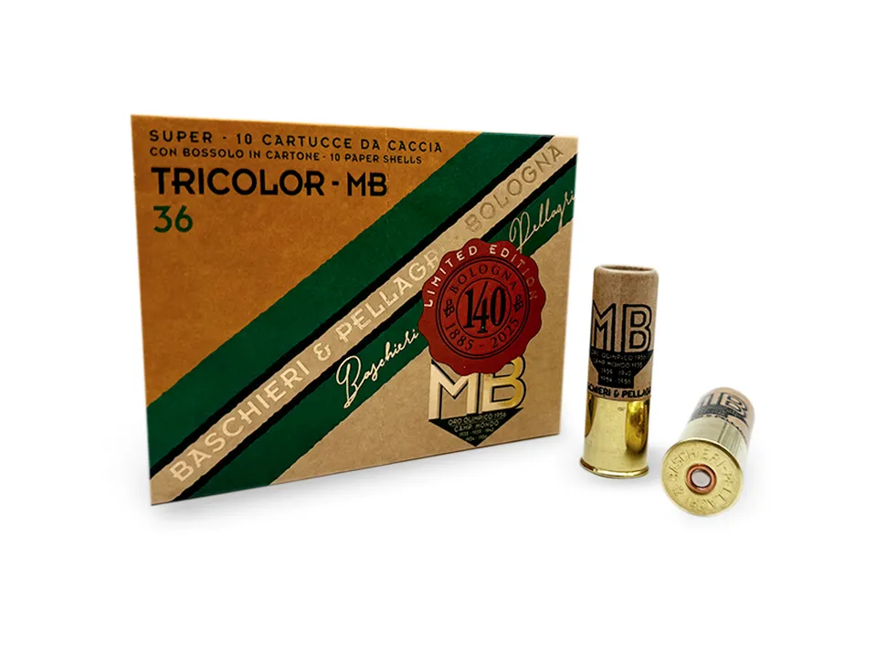 Baschieri MB Tricolor 36 cartucce carta edizione limitata 2025