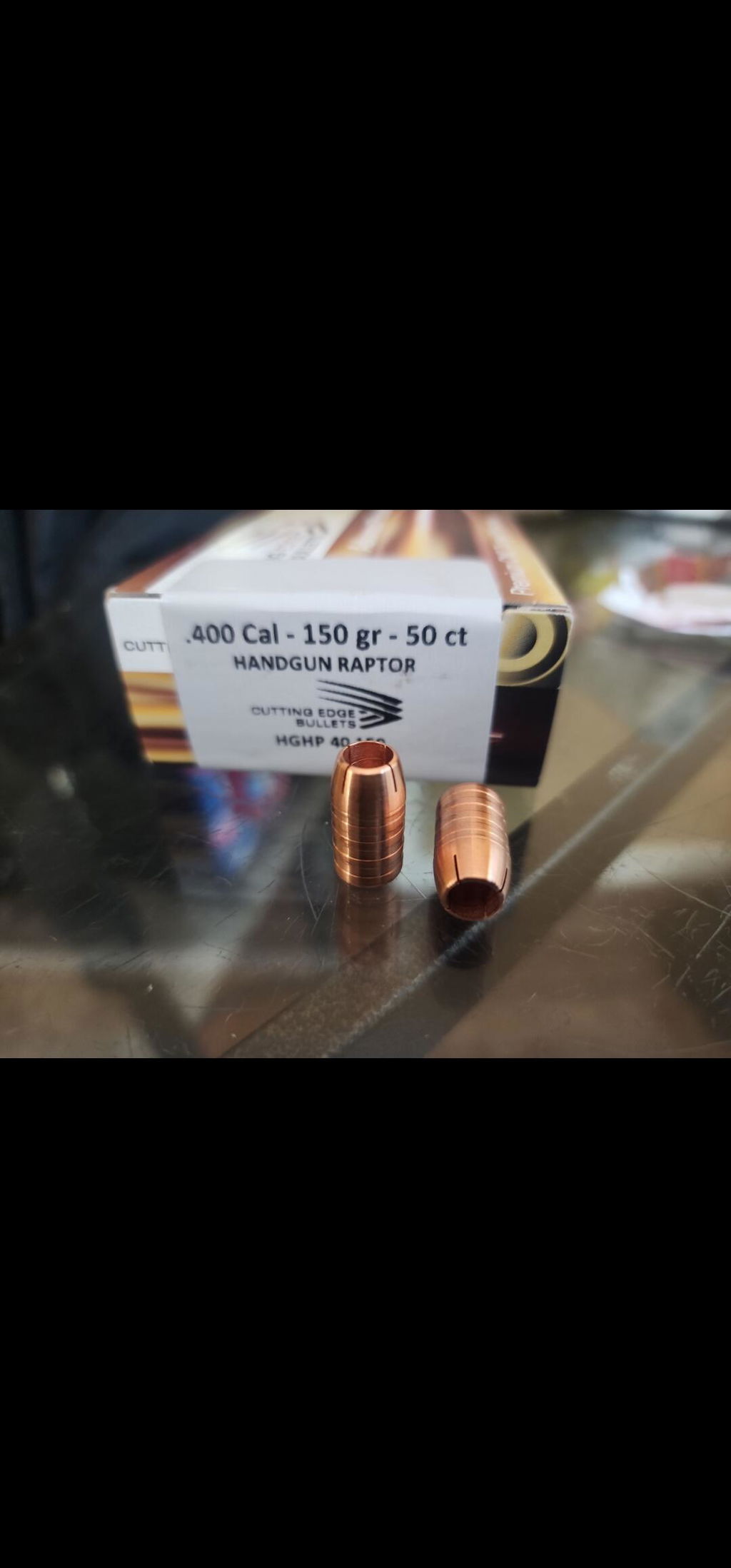 Cutting Edge Raptor .400 150gr palle pistola 10mm 50 pezzi