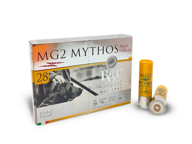 Baschieri & Pellagri MG2 Mythos 28 HV cartucce calibro 20 28g nichelato