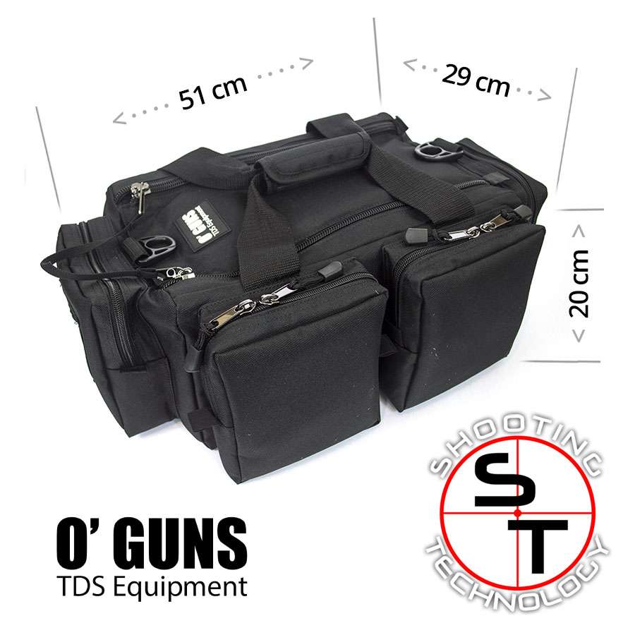 Shooting Technology borsone tiro Small nero 6 caricatori