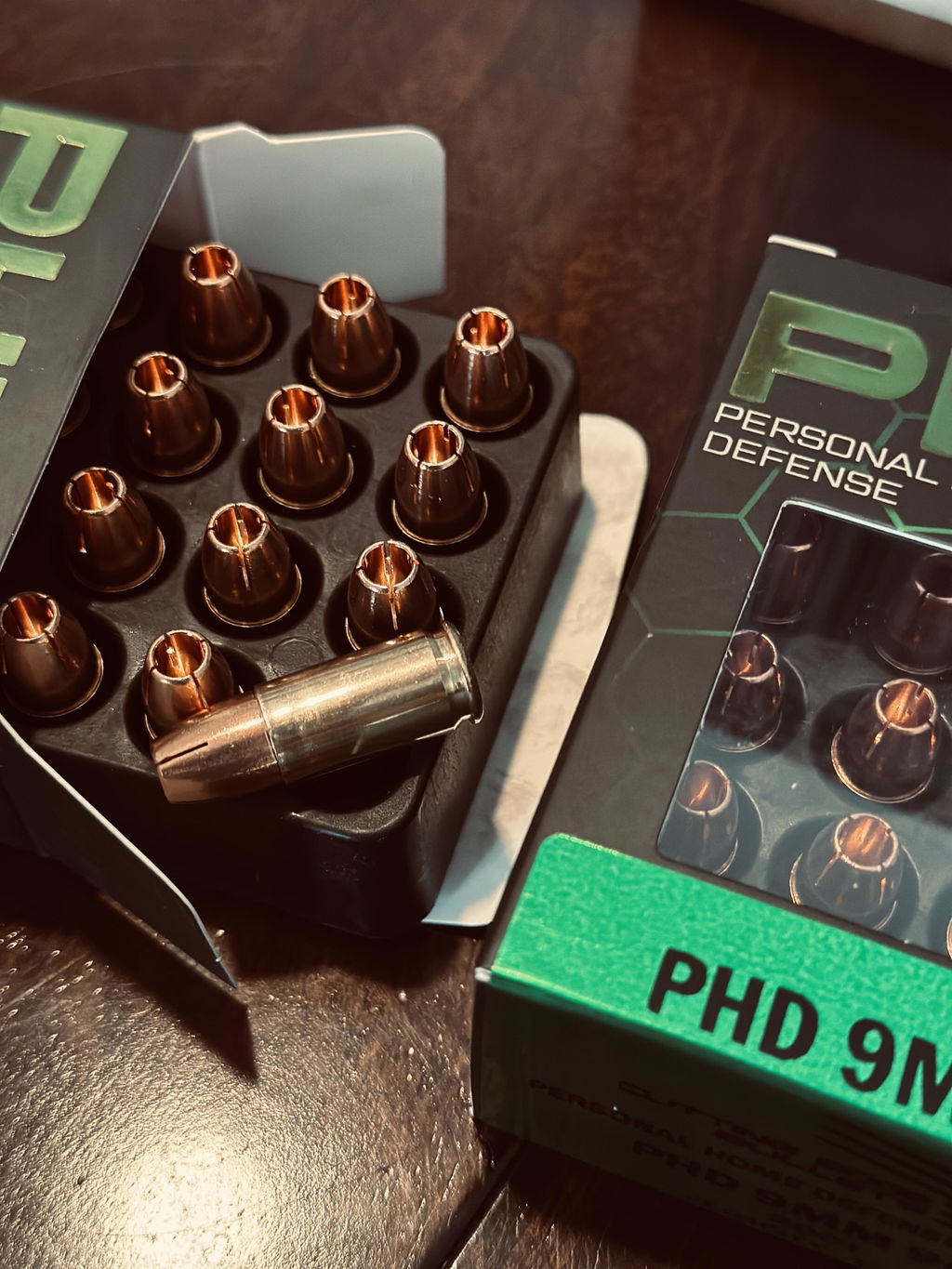 Cutting Edge PHD 9mm 90gr Cartucce Difesa Rame 20 Pezzi