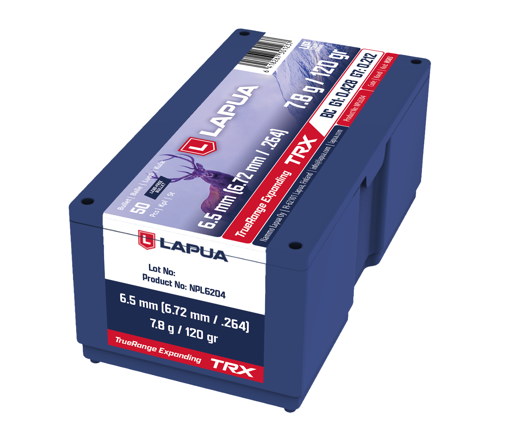 Lapua TRX N583 proiettili 120 gr lead-free caccia